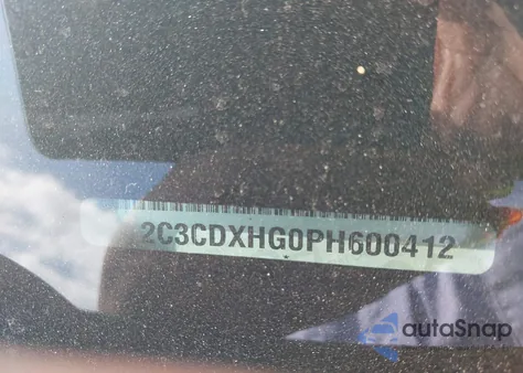 2023 Dodge Charger Gt из США, поврежденный, VIN 2C3CDXHG0PH600412